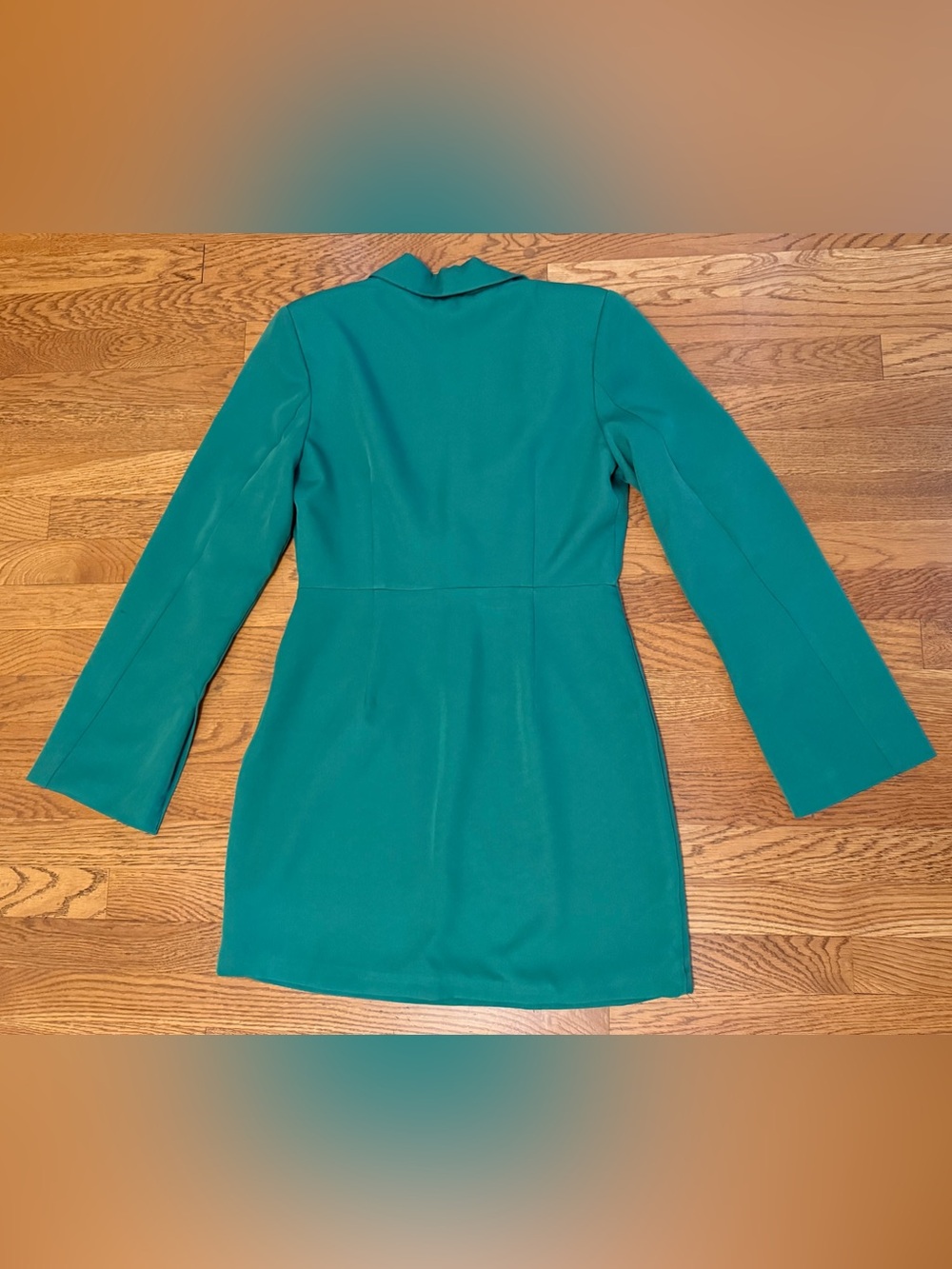 Emerald Green Blazer Dress size L - Picture 9 of 13